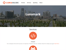 Tablet Screenshot of lunamark.com